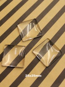 gla25x25mm clear