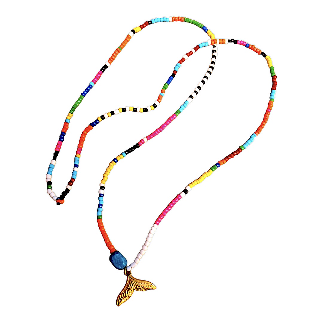 Κολιέ πολύχρωμο με γοργονοουρά(ncbd_4) 1 IMG 20240612 162712