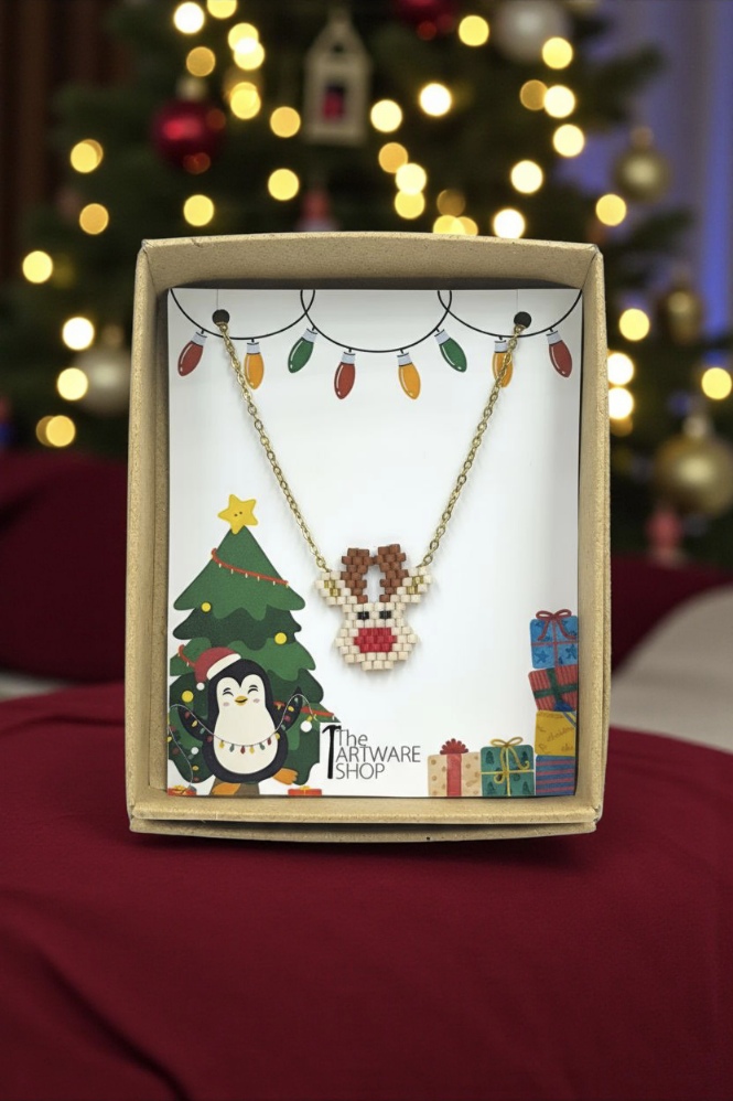 Χριστουγεννιάτικο Κολιέ Τάρανδος 2 Χριστουγεννιάτικο Κολιέ Τάρανδος