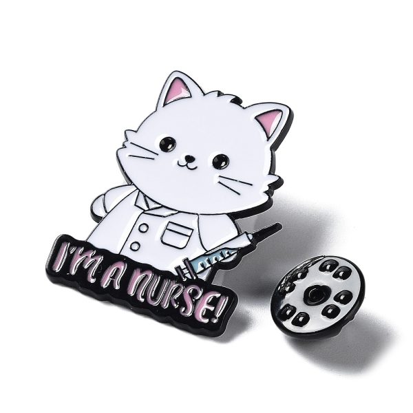 pin με γάτα νοσοκόμα