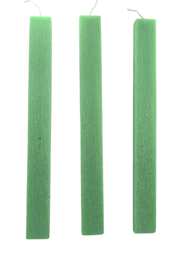🕯 Πλακέ Αρωματικό Κερί για Πασχαλινή Λαμπάδα – ξυστή 28εκ -1τμχ(mc_1) 12 αρωματικό κερί για λαμπάδα πράσινο