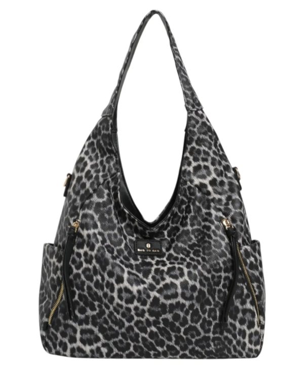 Τσάντα ώμου γυναικεία μαύρη WH8507 BagToBag