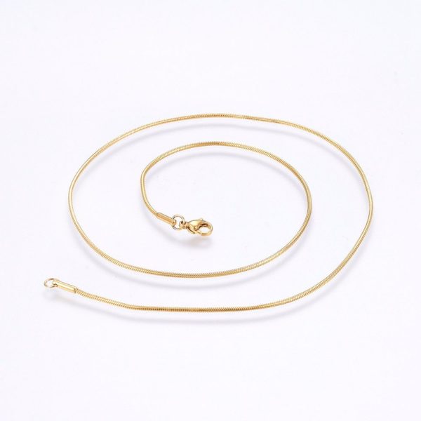 Αλυσίδα Φίδι από Ανοξείδωτο Ατσάλι 304 1.2mm - 45cm