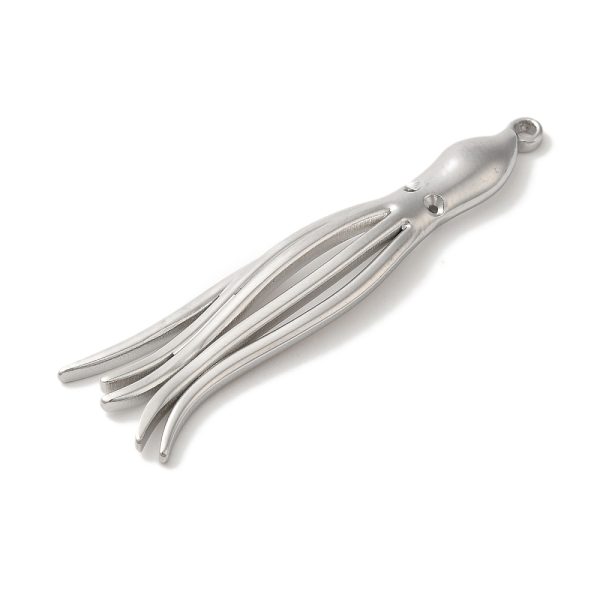 Charm χταπόδι από ανοξείδωτο ατσάλι 304 με τρύπα 1.3mm