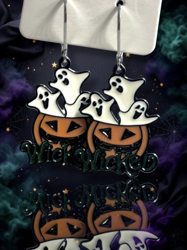 σκουλαρίκια halloween Wicked