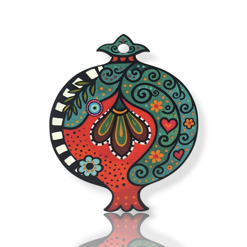 Ξύλινο ρόδι φλοραλ pop 10εκ