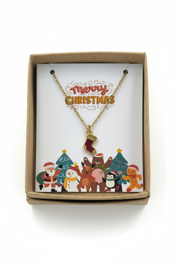 Χριστουγεννιάτικο Κολιέ Ατσάλινο Κάλτσα 4 Photoroom 20251027 150110689