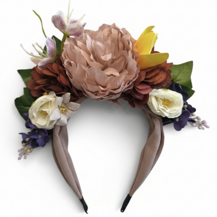 Χειροποίητη στέκα Las Brujas Paloma με ρομαντική floral διακόσμηση