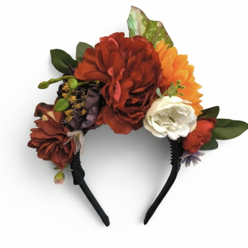 Χειροποίητη στέκα Las Brujas Luz με έντονη floral διακόσμηση