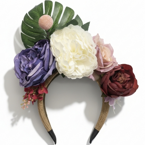 Χειροποίητη στέκα Las Brujas Ximena με floral διακόσμηση