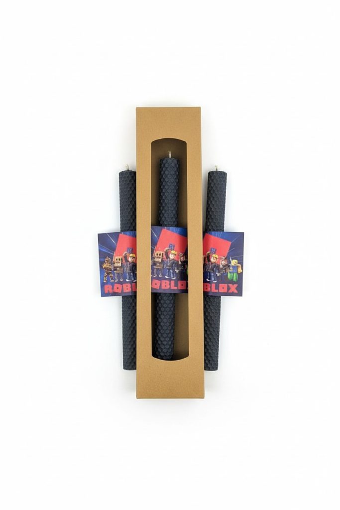 Λαμπάδα Roblox για παιδιά από φυσικό μελισσοκέρι