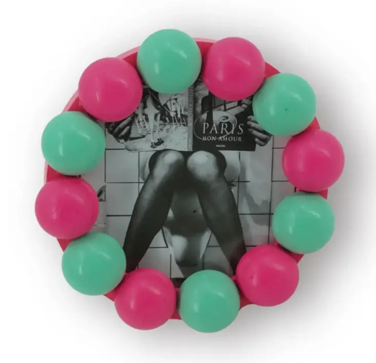 Κορνίζα Φωτογραφίας Bubble Neon Pink/Mint 14.5x14.5cm