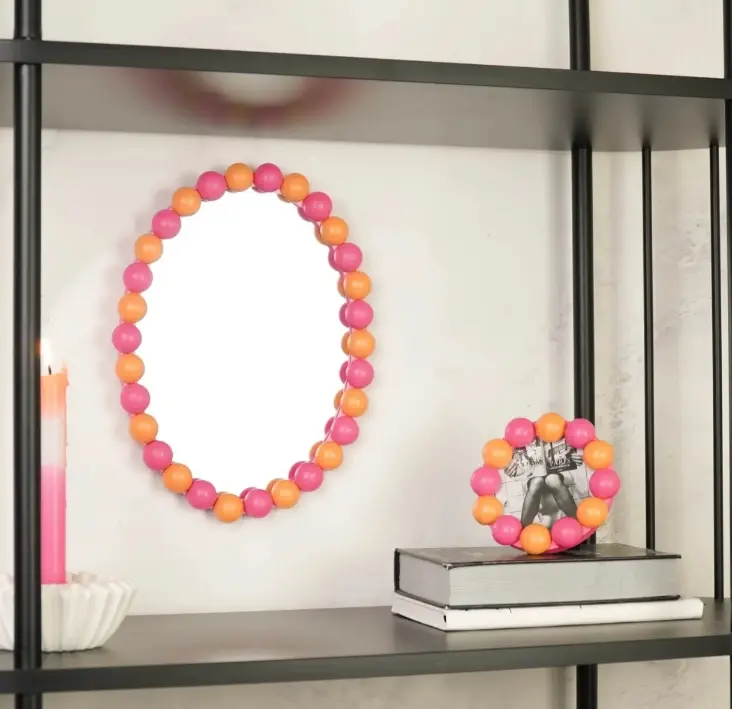 Κορνίζα Φωτογραφίας Bubble Neon Pink/Orange 14.5x14.5cm 2 Κορνίζα φωτογραφίας Bubble σε neon ροζ και πορτοκαλί χρώμα 14.5x14.5cm