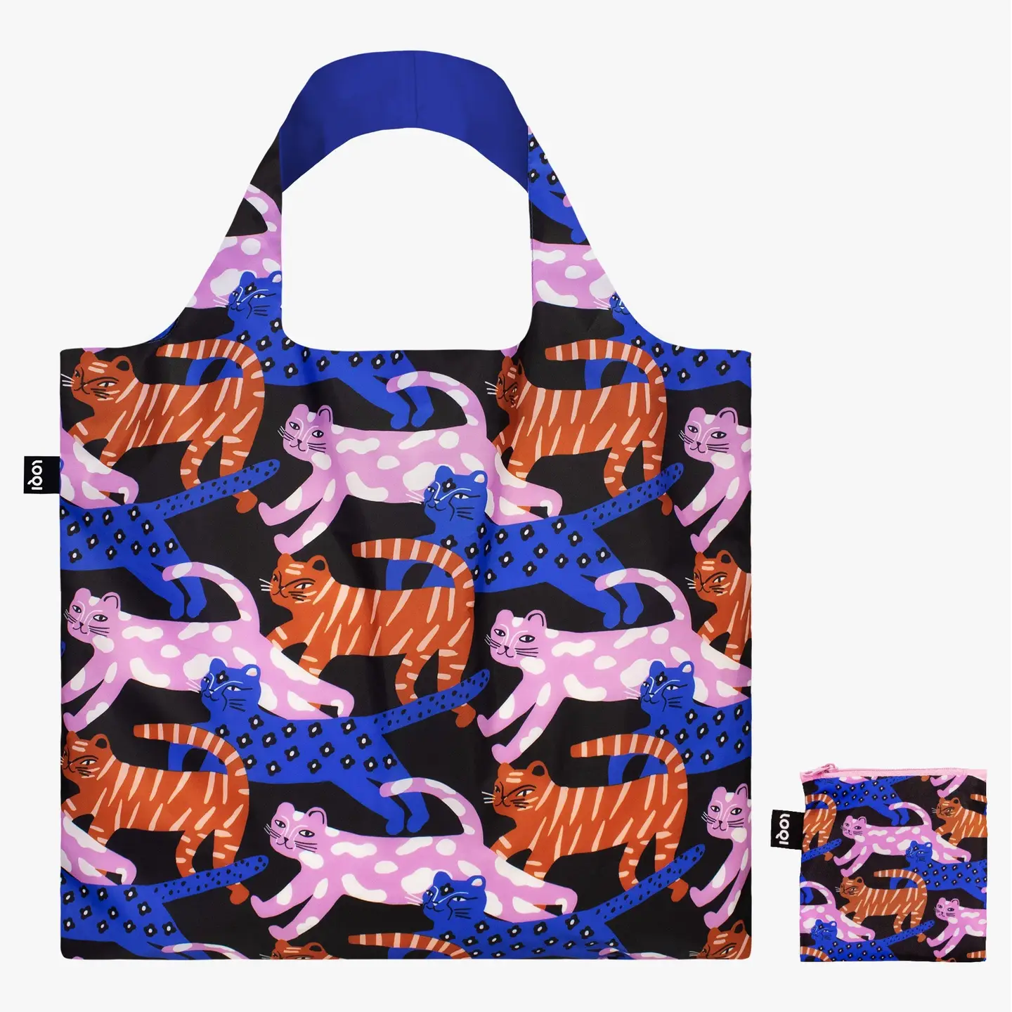 LOQI Glitter Power Cats Ανακυκλωμένη Τσάντα 1 LOQI Glitter Power Cats Ανακυκλωμένη Τσάντα