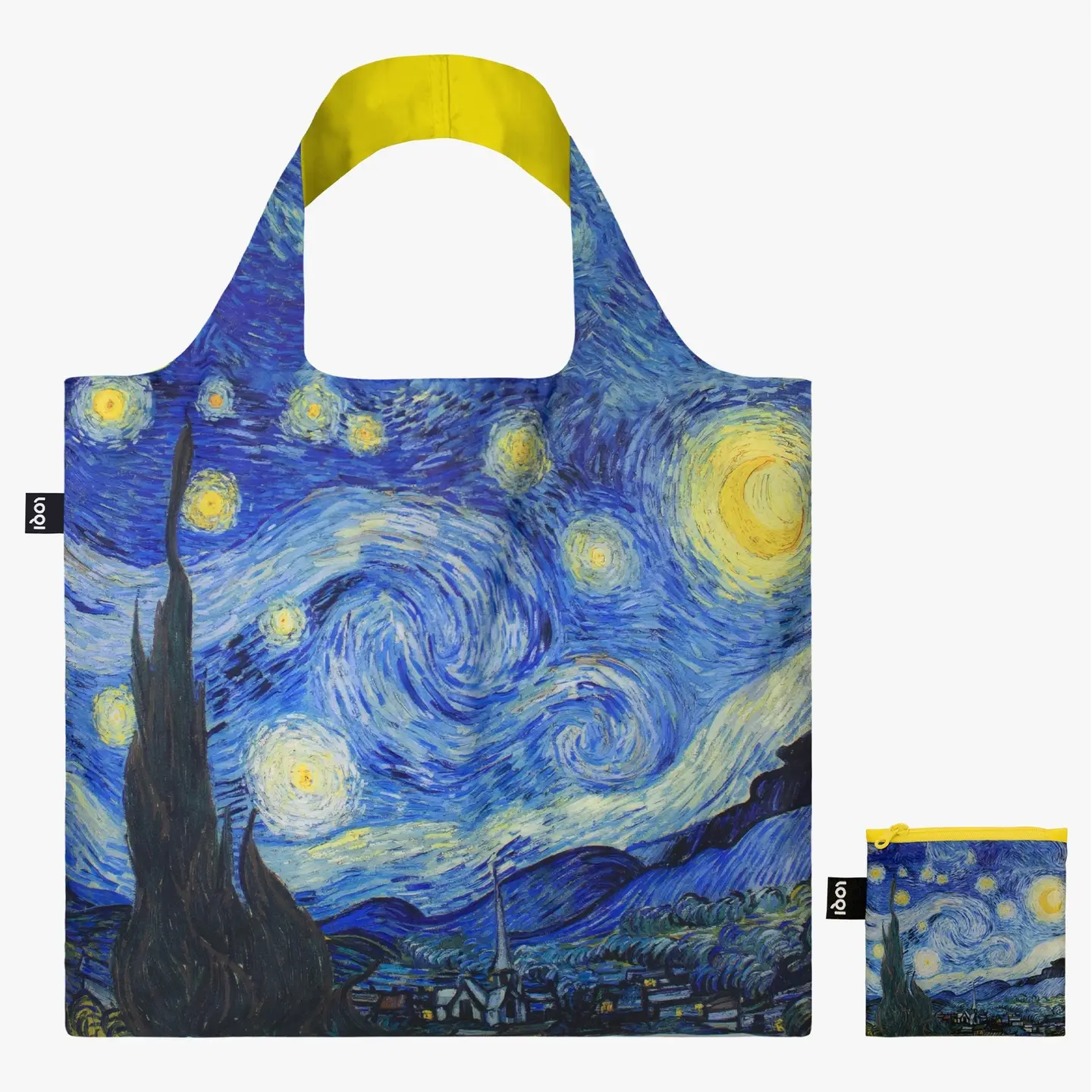 Ανακυκλωμένη τσάντα LOQI με σχέδιο Starry Night του Vincent van Gogh
